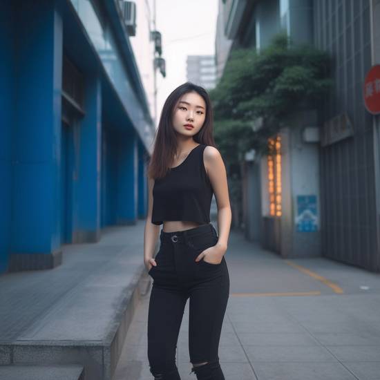 黑色牛仔褲配什么上衣好看，黑色牛仔褲上衣搭配好看秘籍