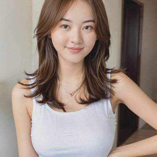 好看的發型女生中長發，中長發女生，選對發型，美出圈