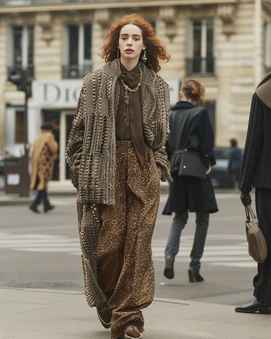 豹紋褲子配什么上衣好看圖片,豹紋褲時(shí)尚搭配圖鑒:優(yōu)選上衣指南