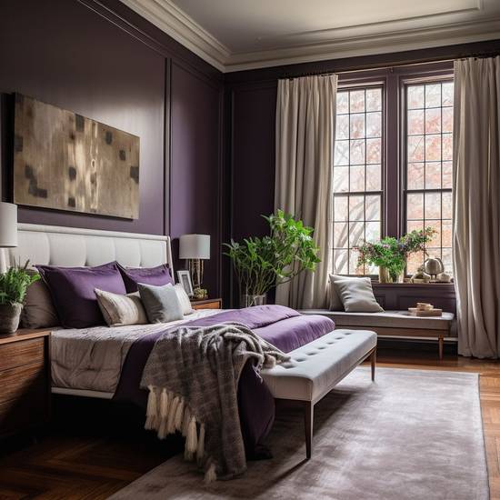 深紫色搭配什么顏色好看,深紫色完美配色方案推薦