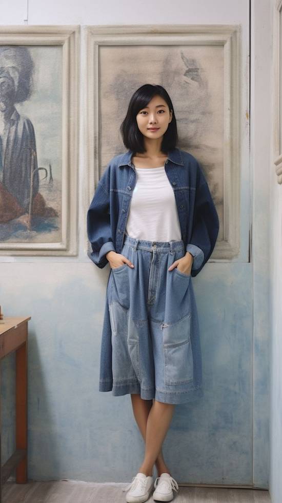 藍色上衣配什么顏色褲子好看,藍色上衣褲子配色指南:最佳搭配方案解析