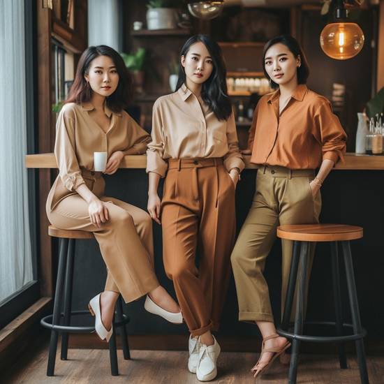 咖啡色上衣配什么顏色褲子好看,咖啡色上衣褲子顏色完美搭配指南