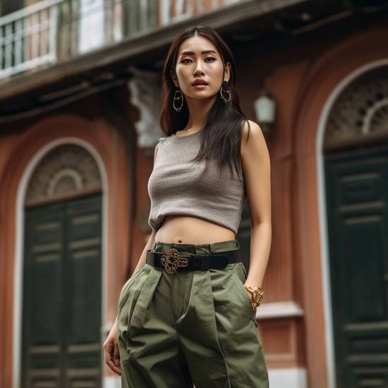 軍綠色褲子配什么顏色上衣好看,軍綠色褲子配色指南:解鎖上衣高級穿搭法則
