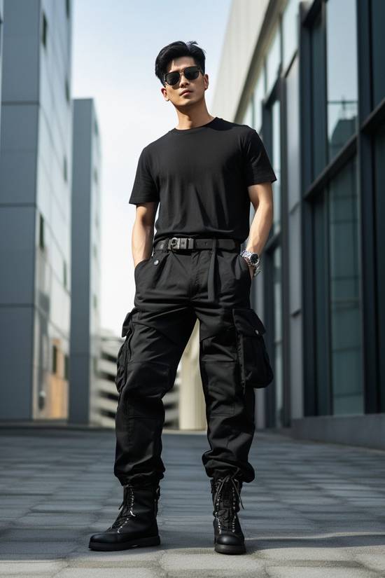 工裝褲配什么鞋子好看,工裝褲搭配指南:馬丁靴、運動鞋、帆布鞋三款鞋型輕松駕馭