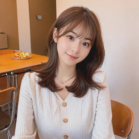 好看的發型女生中長發，中長發女生，選對發型，美出圈