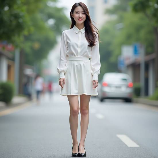 灰色裙子配什么顏色上衣,灰色裙子上衣顏色搭配建議