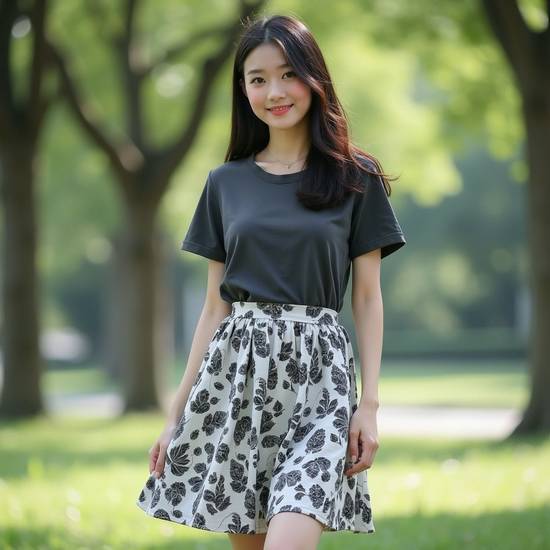 灰色裙子配什么顏色上衣,灰色裙子上衣顏色搭配建議