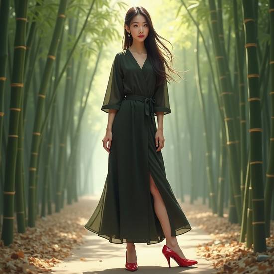 墨綠色的裙子配什么顏色的鞋子，墨綠裙子最佳鞋色搭配指南