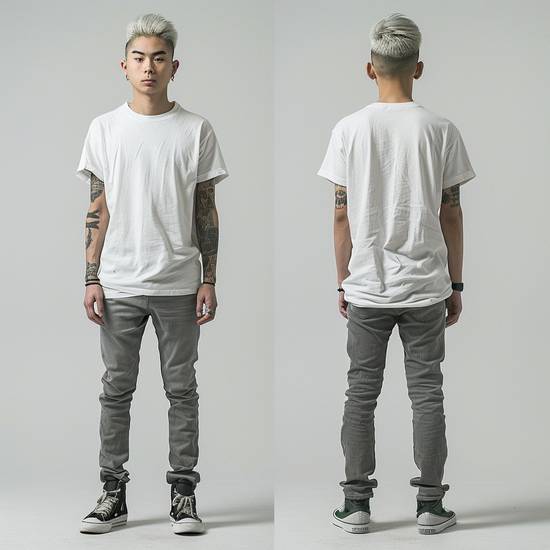 灰色t恤配什么顏色褲子，灰色T恤褲子顏色搭配指南