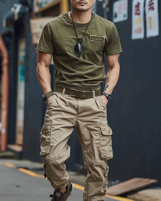 軍綠色褲子配什么顏色上衣好看，軍綠色褲子最佳上衣顏色搭配指南