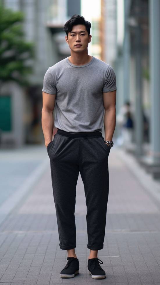 深灰色褲子搭配什么顏色上衣,深灰色褲子上衣顏色搭配指南