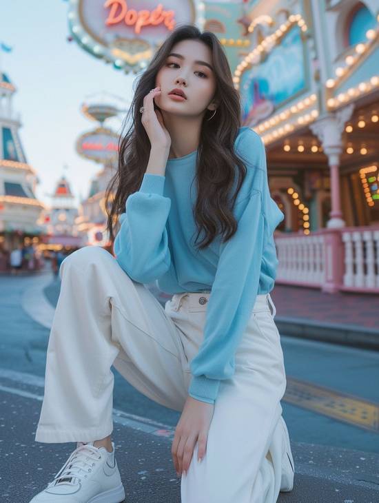 淺藍色上衣配什么顏色褲子，淺藍色上衣褲子顏色搭配指南