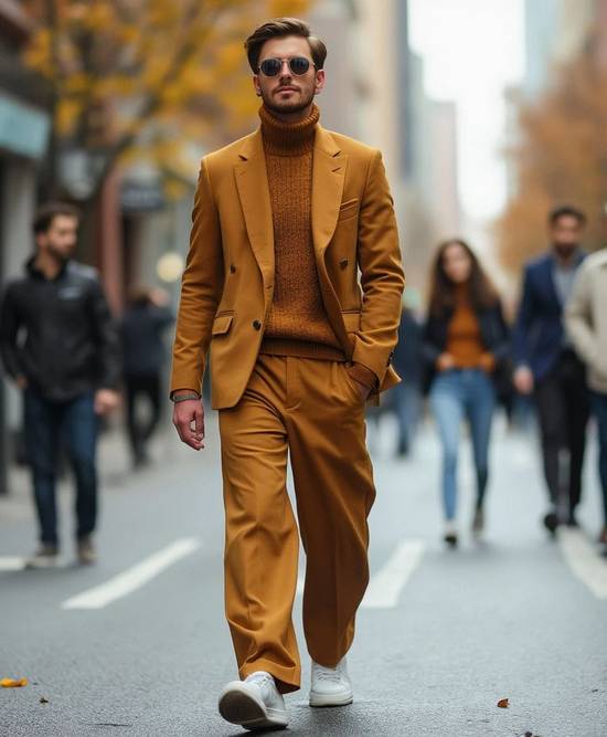 黃色褲子搭配什么顏色上衣,黃色褲子最佳上衣顏色搭配指南