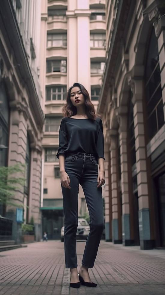 藏青色上衣配什么顏色褲子,藏青色上衣褲子色彩搭配精選