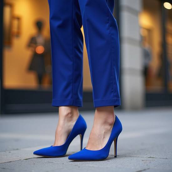 寶藍色上衣配什么顏色褲子,寶藍色上衣褲子配色指南,白色黑色灰色最搭