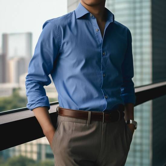 藍色上衣配什么顏色褲子好看，藍色上衣褲子配色指南