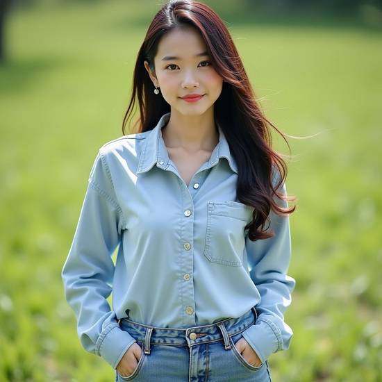 淺藍色的褲子配什么顏色的上衣,淺藍褲子最佳上衣顏色搭配推薦