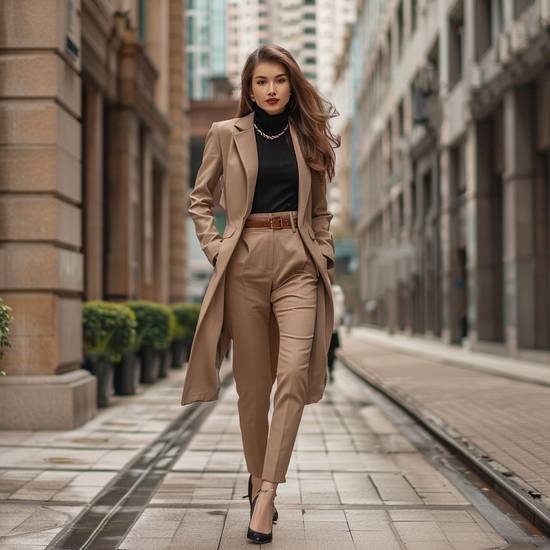 咖色褲子配什么顏色上衣，咖色褲子上衣配色最佳搭配指南