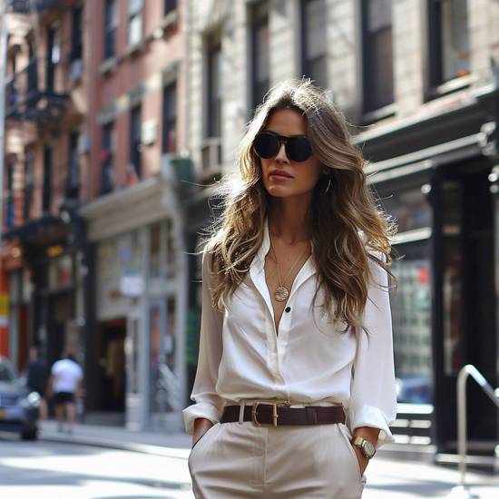 卡其色褲子配什么顏色衣服好看，卡其色褲子配色指南：白黑藍(lán)紅綠經(jīng)典搭配