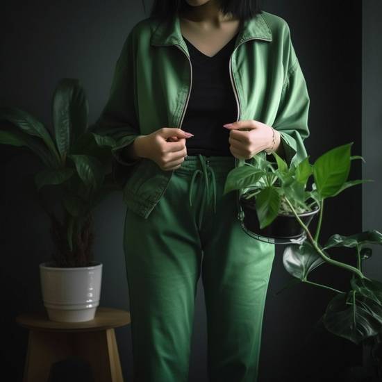 綠色上衣配什么顏色褲子好看,綠色上衣褲子配色搭配指南