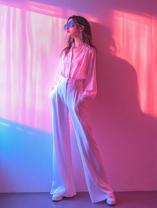 粉色上衣搭配什么顏色褲子,粉色上衣褲子顏色搭配秘籍