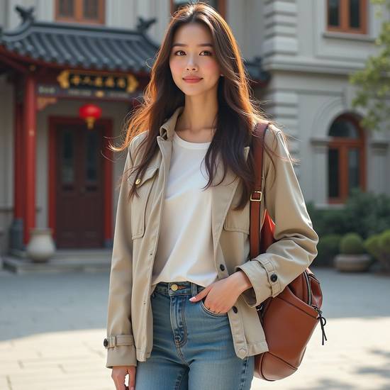 深卡其色褲子配什么顏色上衣,深卡其褲配色指南 上衣色彩搭配方案