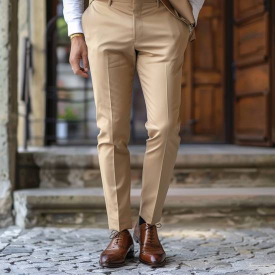 米色褲子配什么顏色上衣好看，米色褲子最佳上衣配色指南