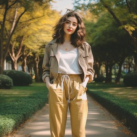 杏色衣服搭配什么顏色褲子,杏色衣服褲子配色指南:經典百搭時尚之選