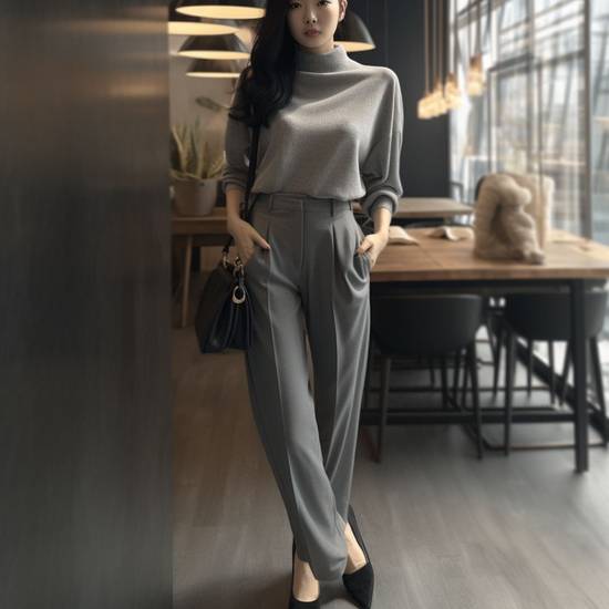 灰衣服配什么顏色褲子，灰衣褲子顏色搭配精選