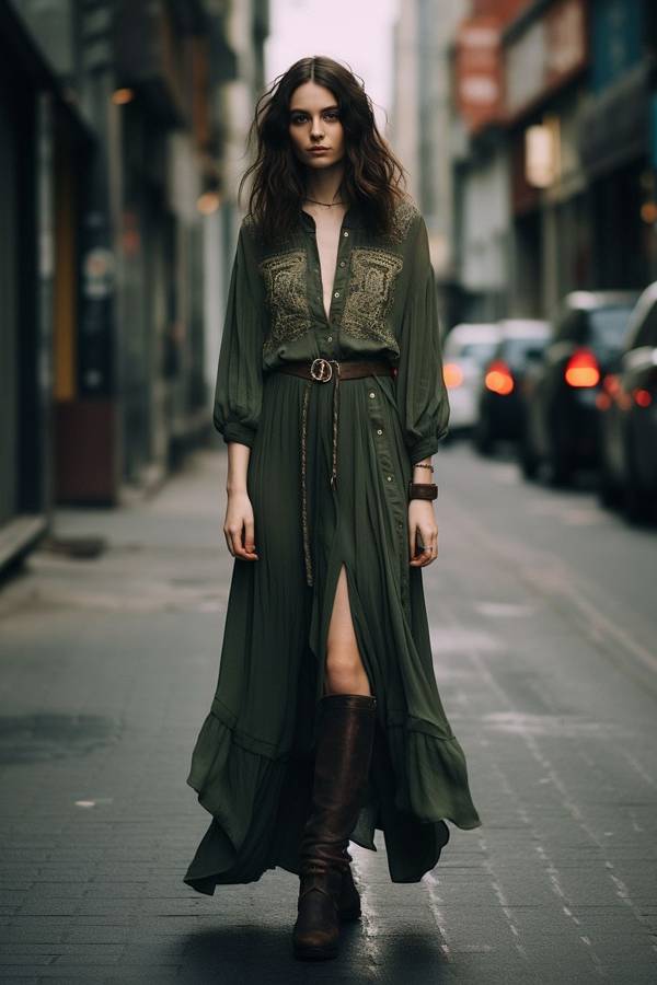 長裙搭配什么鞋子好看，魅力長裙搭配指南：挑對鞋款展現不同風格風采