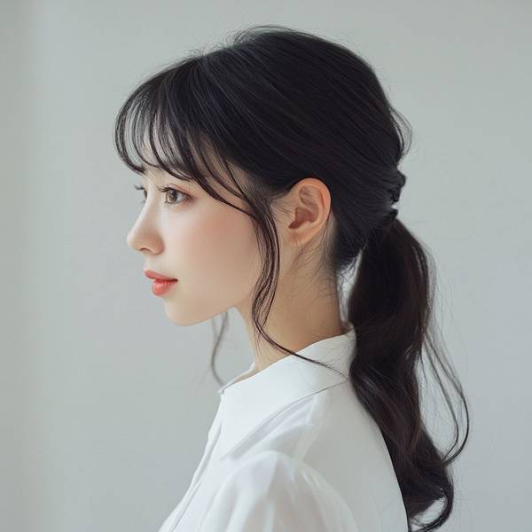 低馬尾怎么扎好看，簡單3步低馬尾扎法，讓你優雅氣質一整天