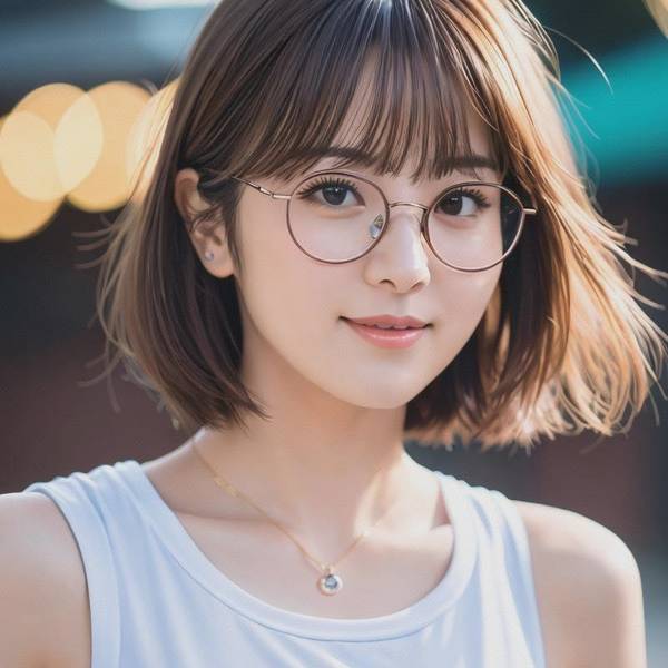 戴眼鏡適合什么劉海，八款修飾臉型眼鏡劉海造型，拯救近視眼時尚困局