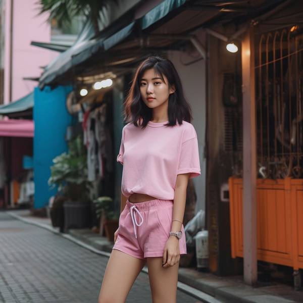 粉色褲子搭配什么顏色上衣，粉色褲子配這5種顏色上衣洋氣又顯白