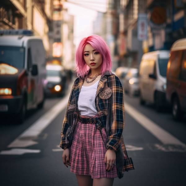 粉色頭發怎么搭配衣服，粉發女孩的穿搭密碼與配色全攻略