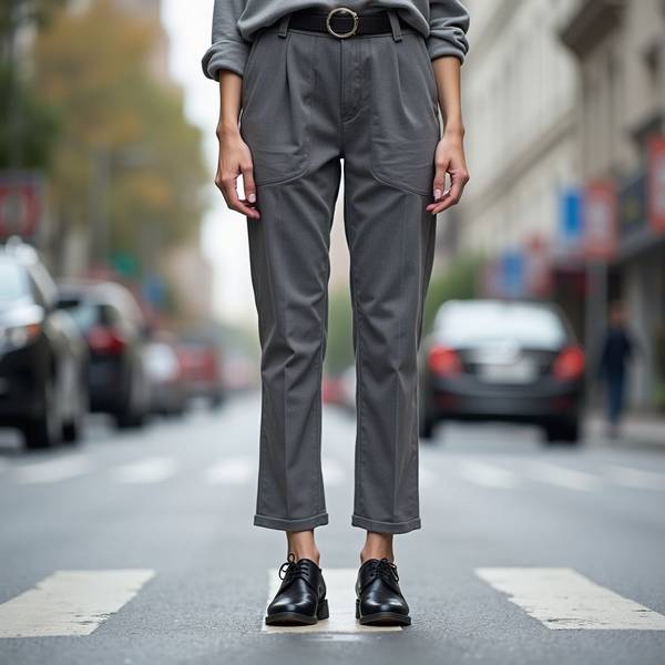 灰色單鞋搭配什么衣服，25種灰色單鞋點亮日常的優雅搭配公式