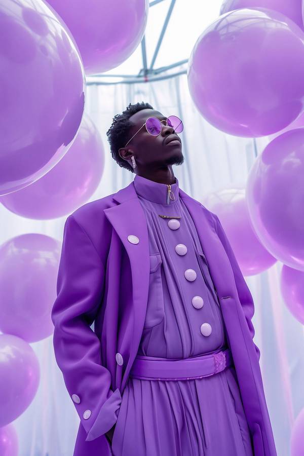 皮膚黑穿紫色好看嗎，深膚色駕馭紫色指南：時(shí)尚秘籍與穿搭示范