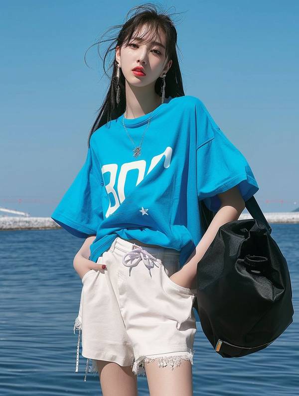 淺藍色褲子配什么顏色上衣，淺藍褲子配色指南，20款清新時髦上衣搭配推薦