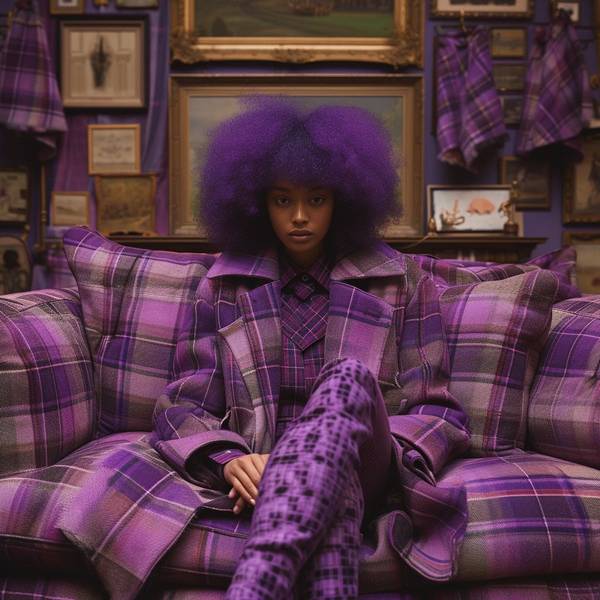 皮膚黑穿紫色好看嗎，深膚色駕馭紫色指南：時(shí)尚秘籍與穿搭示范