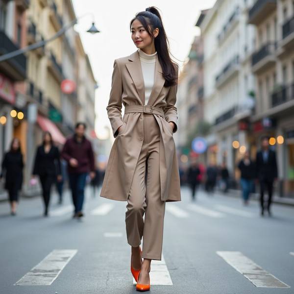 米色上衣配什么顏色褲子好看，米色上衣穿搭指南：最佳褲裝配色方案