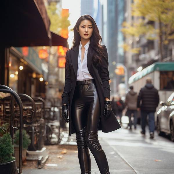 黑色的褲子配什么顏色的上衣，黑色褲子絕佳配色指南與上衣搭配全攻略