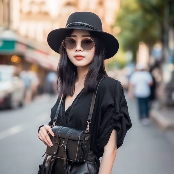 黑色裙子配什么顏色帽子，黑色裙子搭配帽子色彩指南，穿出優(yōu)雅與和諧之美