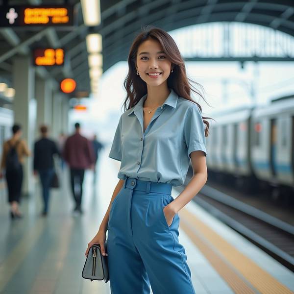 深藍(lán)色褲子配什么顏色上衣好看，深藍(lán)長(zhǎng)褲配色指南 四種經(jīng)典上衣搭配方案