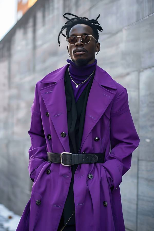 紫色衣服配什么顏色褲子，紫色衣物搭配各色褲裝的經典配色指南