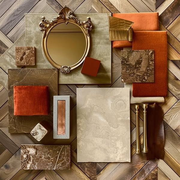 金色搭配什么顏色好看，燦金雅韻：探尋搭配杏白、墨綠、暗紅的復古美學密碼