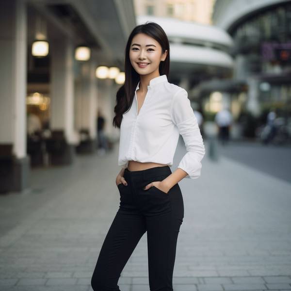 黑色的褲子配什么顏色的上衣，黑色褲子絕佳配色指南與上衣搭配全攻略