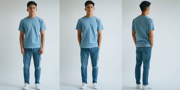 藏青色t恤配什么顏色褲子，藏青T恤的25種褲子配色方案輕松駕馭休閑與商務(wù)風(fēng)